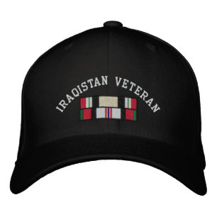 Iraq Afghanistan Veteran Embroidered Hat