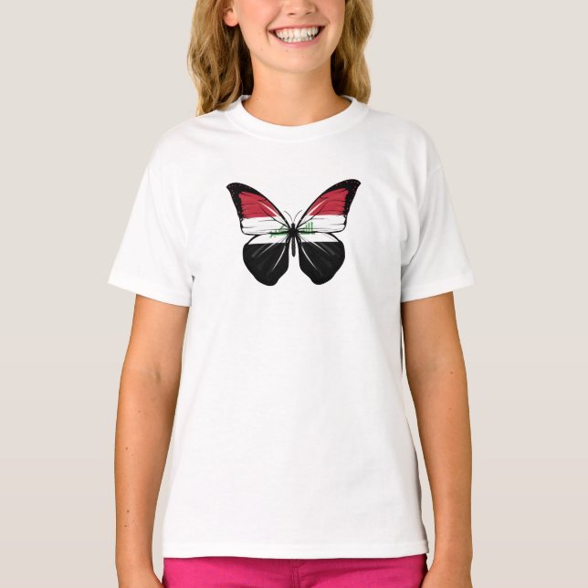 Iraq Butterfly Flag T-Shirt (Front)