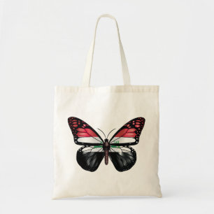 Iraq butterfly monarch flag tote bag