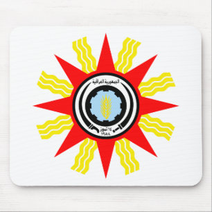 Iraq Coat of Arms T-Shirts (1959-1965) Mouse Pad