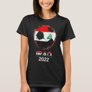 Iraq Flag 2022 Supporter Iraqi Soccer Team Iraqi T-Shirt