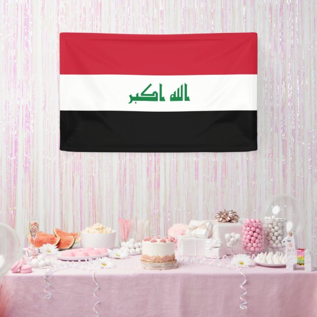 Iraq flag banner (Party)