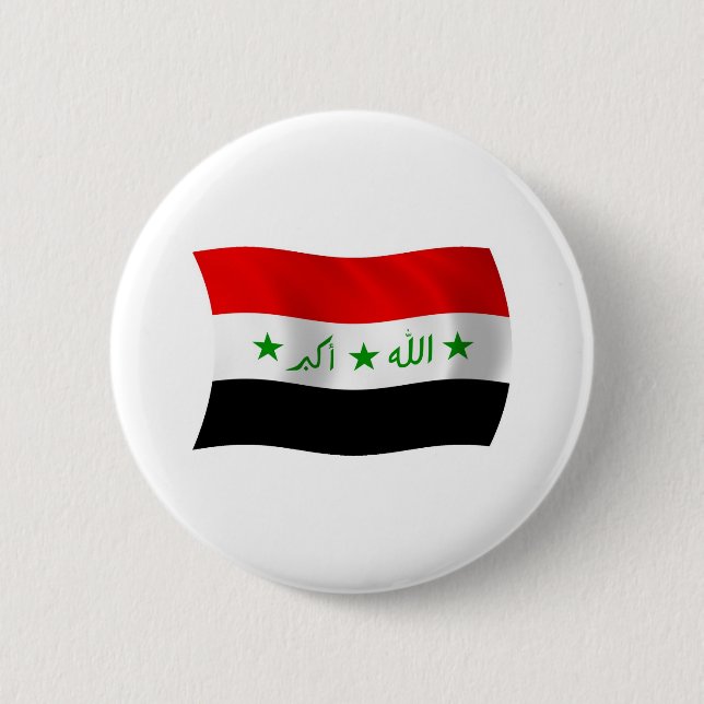 Iraq Flag Button (Front)