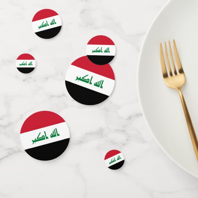 Iraq flag confetti (Group)