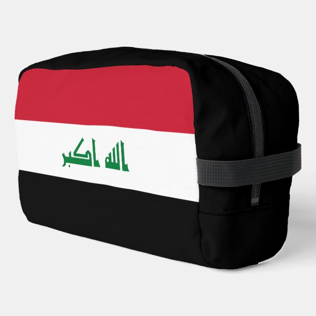 Iraq flag dopp kit (Left Corner)