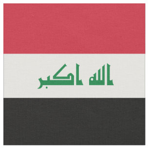 Iraq flag fabric