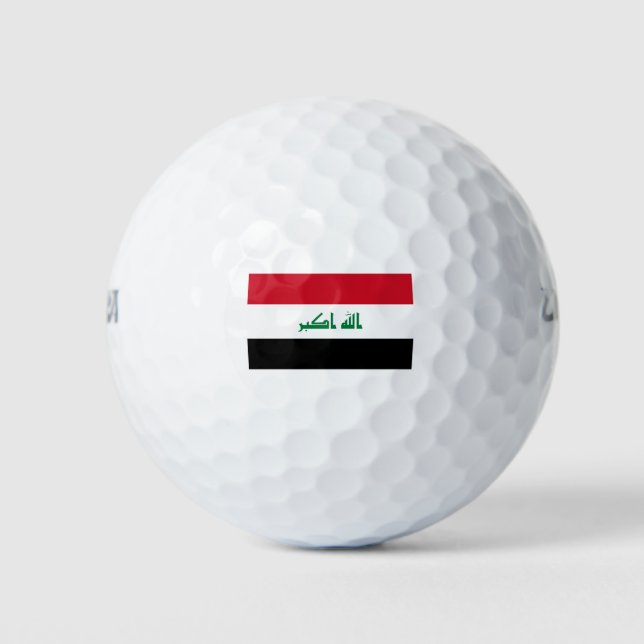 Iraq Flag Golf Balls (Front)
