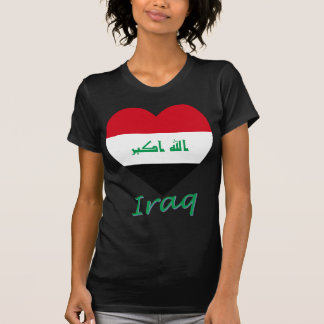 Iraq Flag Heart T-Shirt