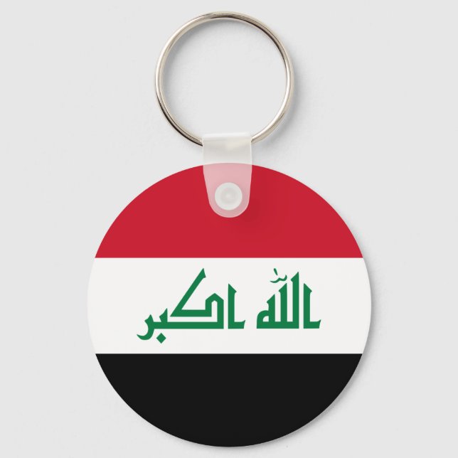 Iraq flag key ring (Front)