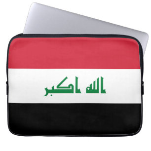Iraq flag laptop sleeve