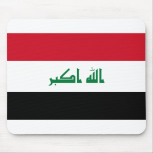 Iraq Flag Mouse Pad
