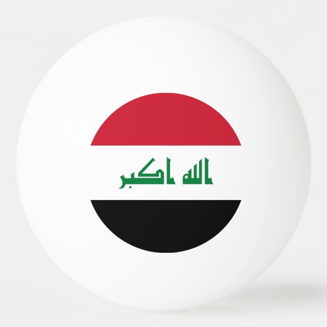 Iraq flag ping pong ball (Front)