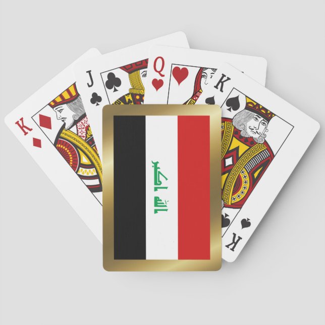 Iraq Flag Playing Cards (Back)