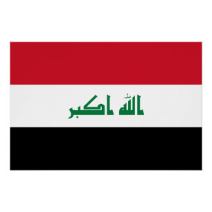 Iraq Flag Poster