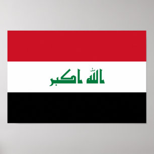 Iraq Flag Poster