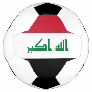 Iraq flag soccer ball