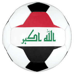 Iraq Flag Soccer Ball