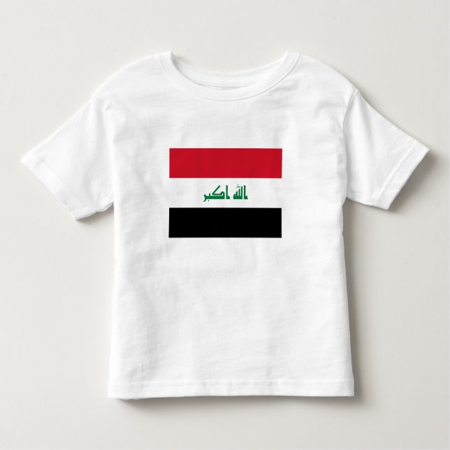 Iraq Flag Toddler T-Shirt (Front)