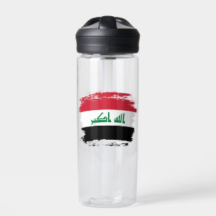 Iraq flag water bottle