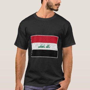 Iraq Flag With Iraqi National Colours T-Shirt