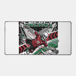 Iraq Goal Energy Skeleton Striker Nations Bold Soc Desk Mat