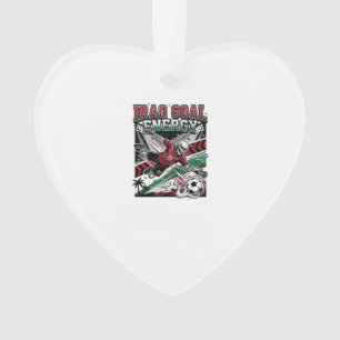 Iraq Goal Energy Skeleton Striker Nations Bold Soc Ornament