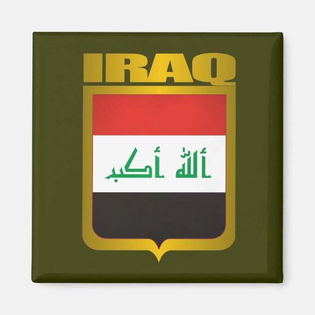 "Iraq Gold" Magnet (Front)