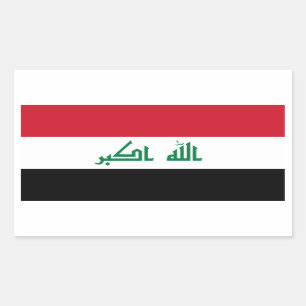 Iraq/Iraqi Flag. Irak Rectangular Sticker