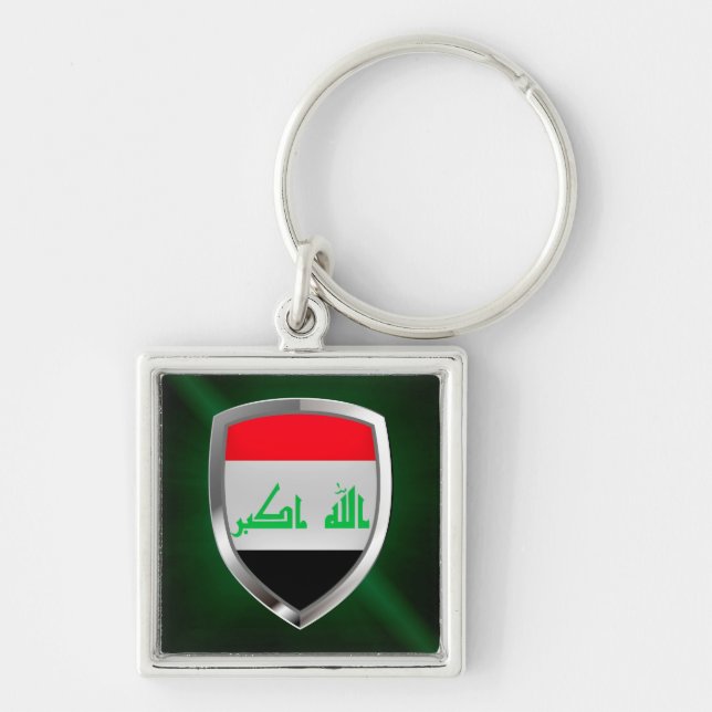 Iraq Metallic Emblem Key Ring (Front)