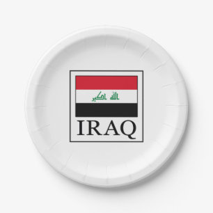 Iraq Paper Plate
