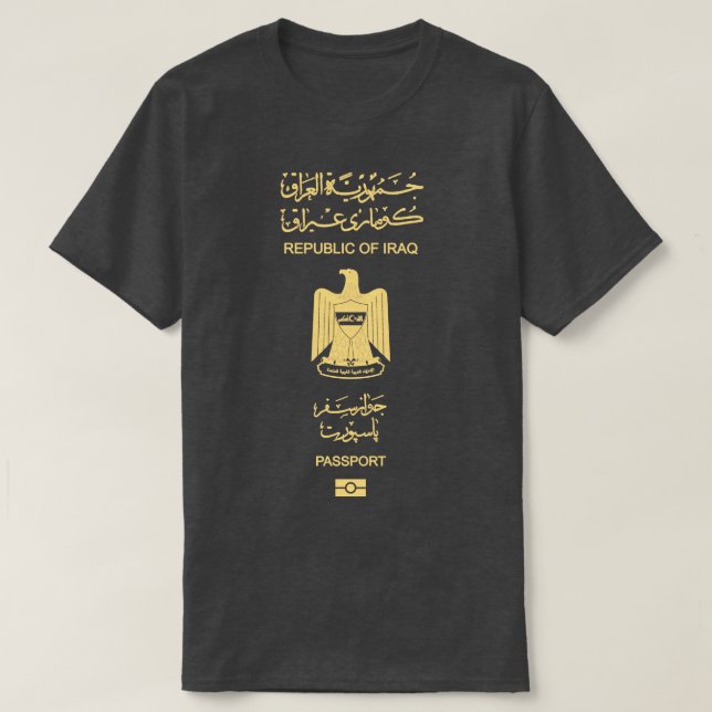 Iraq passport T-Shirt (Design Front)