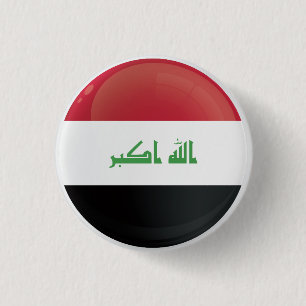 Iraq  Round Icon Flag 3 Cm Round Badge
