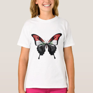 Iraq Swallowtail Butterfly Flag T-Shirt