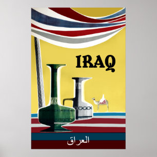 Iraq travel poster
