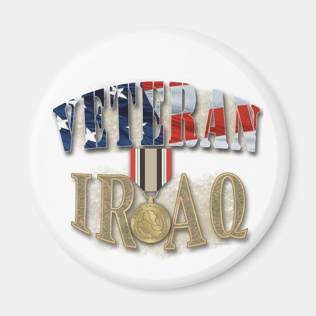 Iraq Vet Magnet (Front)