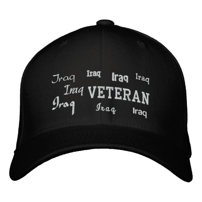 Iraq Veteran - Embroidered Hat (Front)