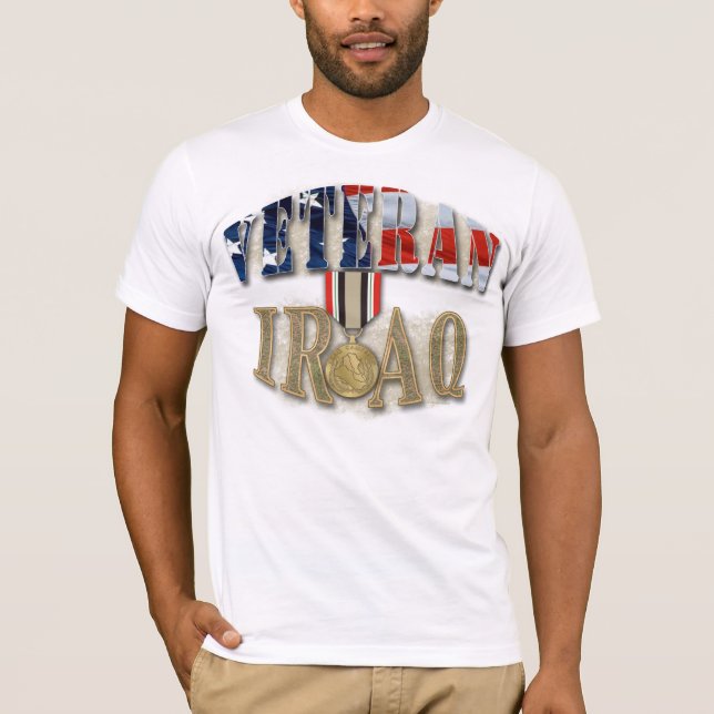 IRAQ VETERAN T-Shirt (Front)