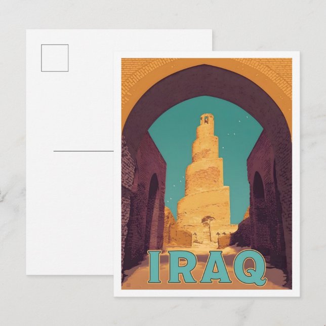 Iraq Vintage Travel  Postcard (Front/Back)