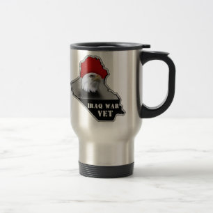 Iraq War Military Veteran Travel Mug