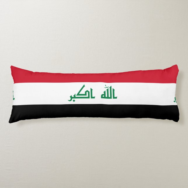 Iraqi flag body cushion (Front)