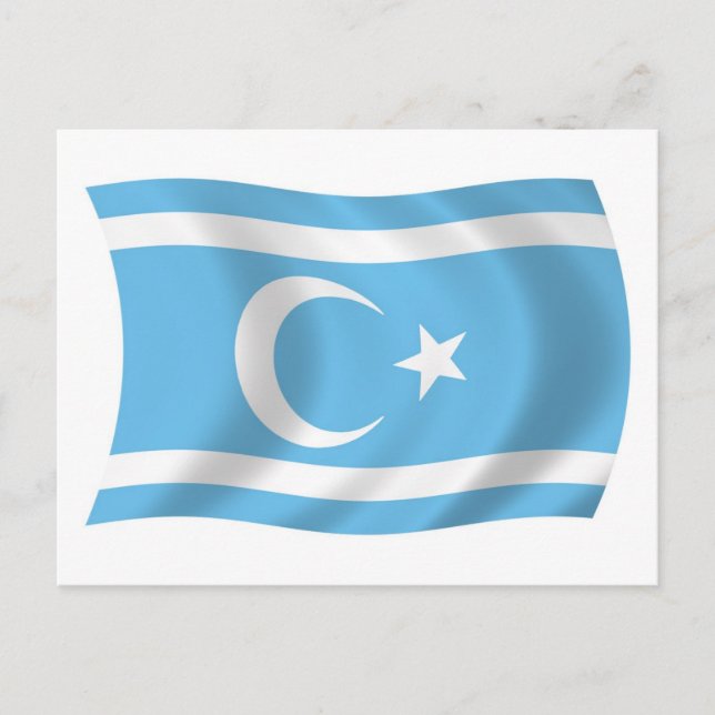 Iraqi Turkmen Flag Postcard (Front)