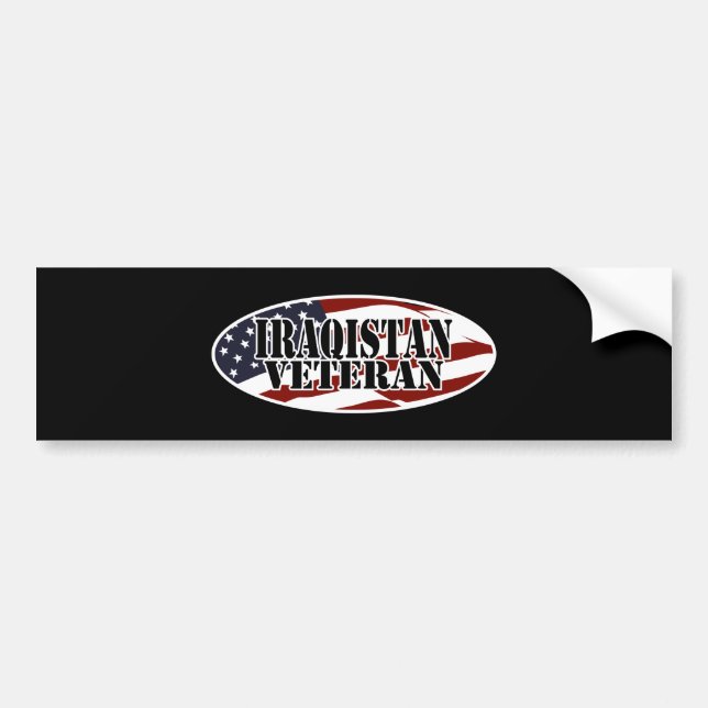 Iraqistan Veteran Bumper Sticker (Front)