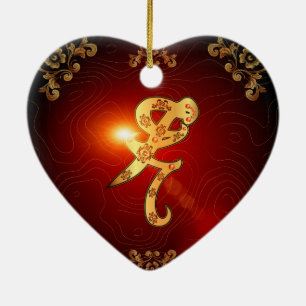 Iratze the rune ceramic tree decoration