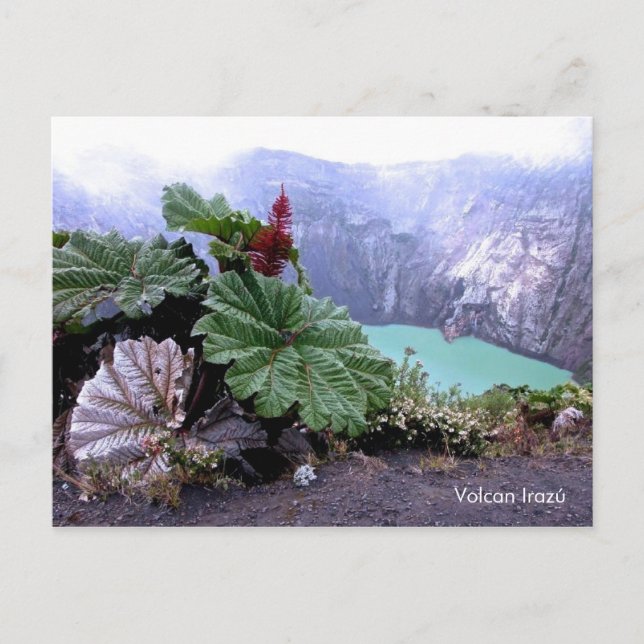 Irazu Volcano Postcard (Front)