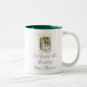 IRBR Jane Austen! Two-Tone Mug, 6 colours, 2 sizes Coffee Mug