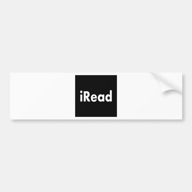 iRead Bumper Sticker (Front)