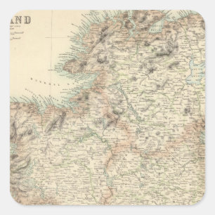Ireland 10 square sticker