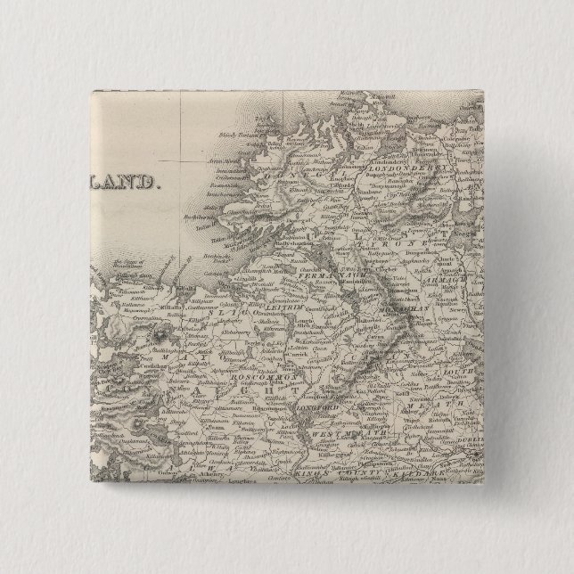 Ireland 14 15 cm square badge (Front)