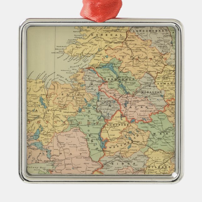 Ireland 20 metal tree decoration (Front)