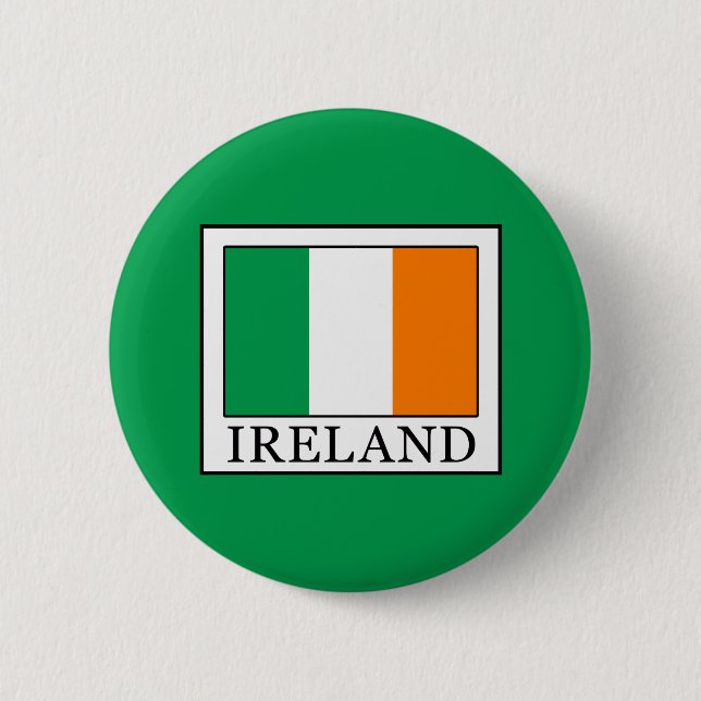 Ireland 6 Cm Round Badge (Front)